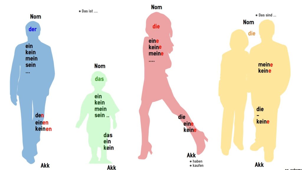Fälle Deutsch Familiengrammatik