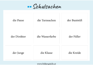 Schulsachen 