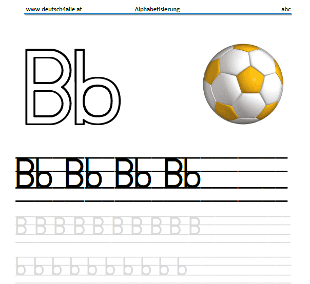 Alphabetisierung Buchstabenblätter