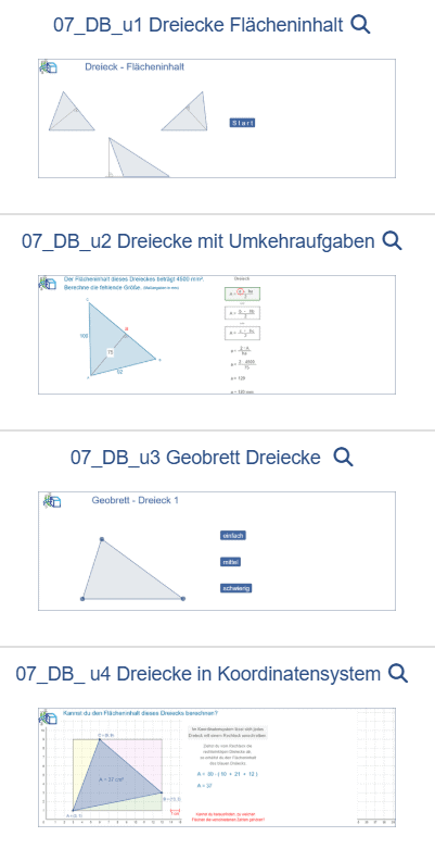 Aufgaben nach Schwierigkeitsgrad differenziert