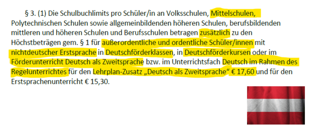 Unterrichtsmittel eigener Wahl
